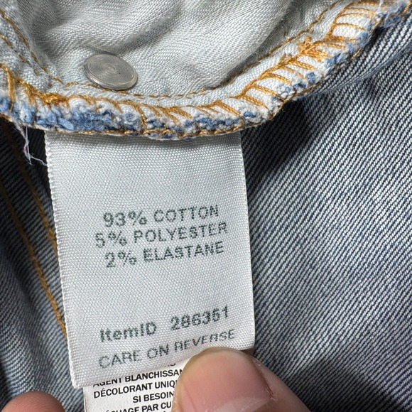 LL Bean Classic Fit Straight Leg Jeans Womens 12 MT Blue Stretch Denim 296351 - Picture 3 of 9